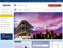 Tablet Screenshot of isbank.de